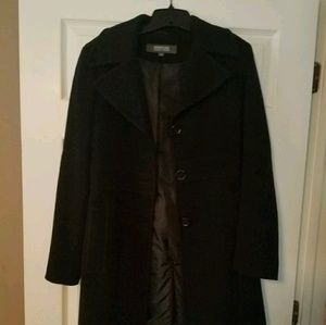 Kenneth Cole Black Pea Coat